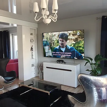 Апартаменты Black&white Skarbowa 2 Parking Лешно