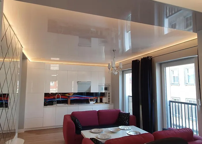 Apartment Black&white Skarbowa 2 Parking Leszno (Greater Poland)